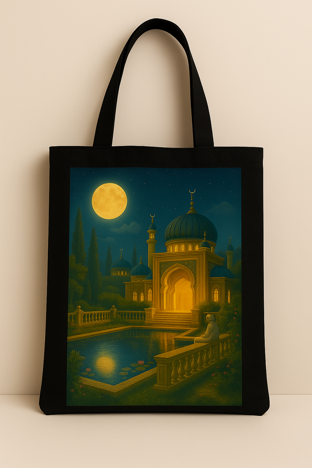 Moonlit Masjid Tote Bag
