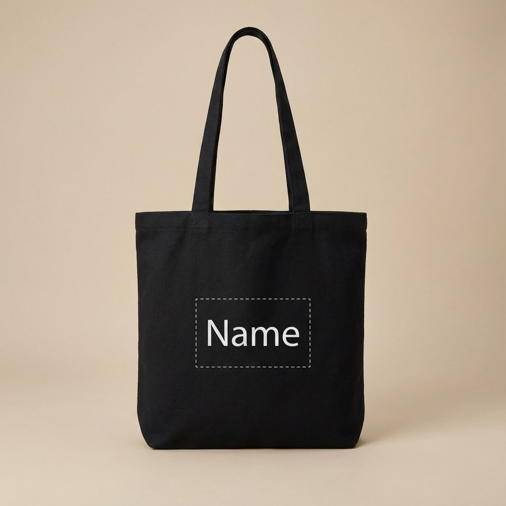 Custom Tote Bag (Regular Black)